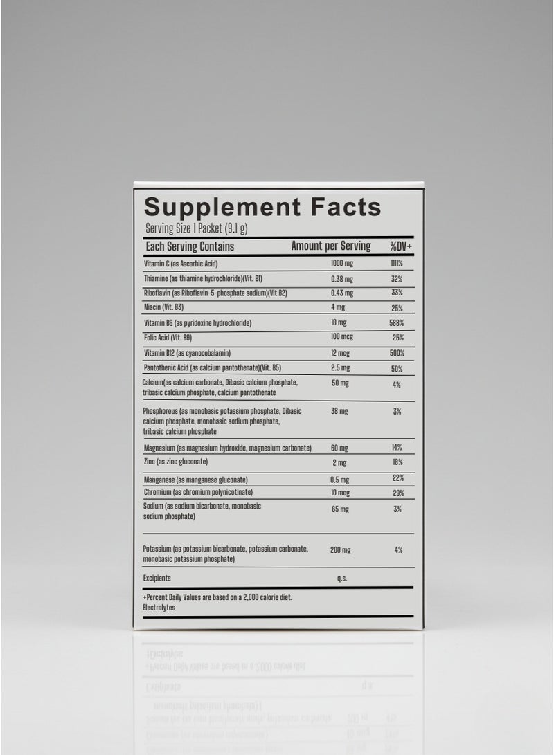 Limcee extra - 1000 mg with Multivitamin & Mineral Dietary Supplement - Orange (Pack of 10 Sachets) - Image 2